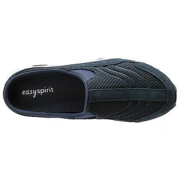 New in Box Easy Spirit Travel Time Women's Classic Mules Navy/White size 11W - Picture 2 of 7